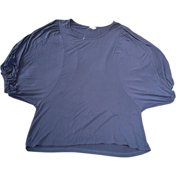 POL Dolman Sleeve Navy Blue Tunic top Oversized sz S fits up to L NWOT - Picture 4 of 9